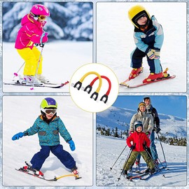 AIXXCUVQ Speed Control Skiing Tool Essential for Beginners Learning to Ski ABS Used to Teach Speed Control Ski Board Accessories , Light Green