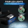 YOCTOSUN Headband Magnifying Glass with 4 LED Lights, 4 Lenses