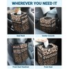 Capolo Car Trash Can with Lid, Leakproof Car Trash Bag