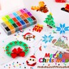 AUGSUN Christmas Fuse Beads Kit - 5100Pcs+ 24 Colors Crafting