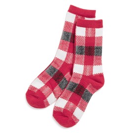 Vera Bradley Cozy Socks with Gift Box, Fireplace Plaid
