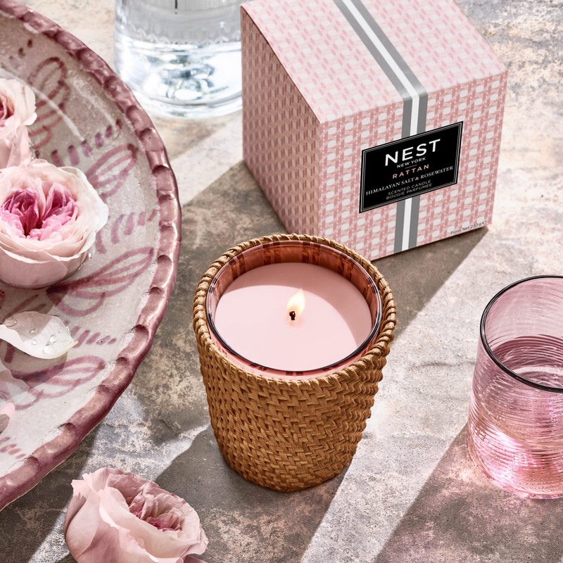 NEST New York Himalayan Salt & Rosewater Scented Classic Candle,