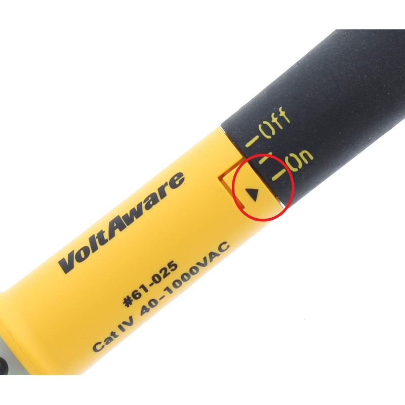 IDEAL INDUSTRIES INC. 61-025 Volt Aware Non-Contact Voltage Tester, Clear