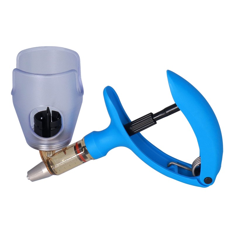 Bottle Mount Adjustable Continuous Syringe for Livestock Cattle Chickens Sheep