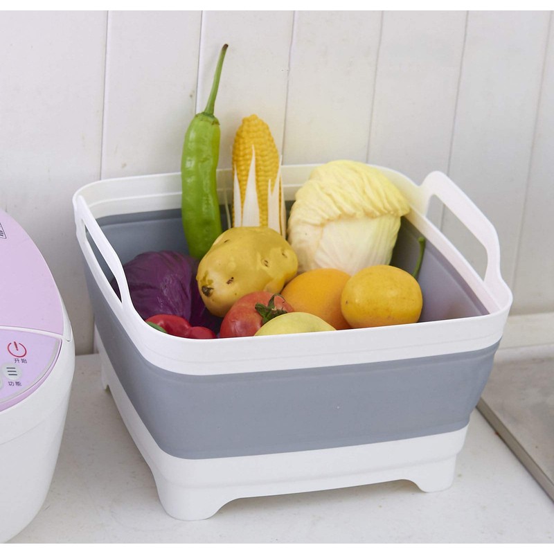 Collapsible Dish Pans for Washing Dishes 9L Portable Wash Dish