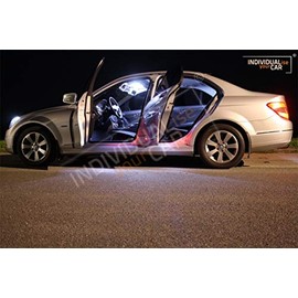 INDIVIDUALise your CAR Interior Lighting Set for C Class Saloon W204 (Cool White) Cool White