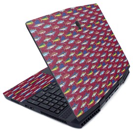 MightySkins Skin for Alienware M15 (2019) - Saltwater Collage | Protective, Durable, and Unique Vinyl Decal wrap Cover | Easy to Apply, Remove, and Change Styles | Made in The USA