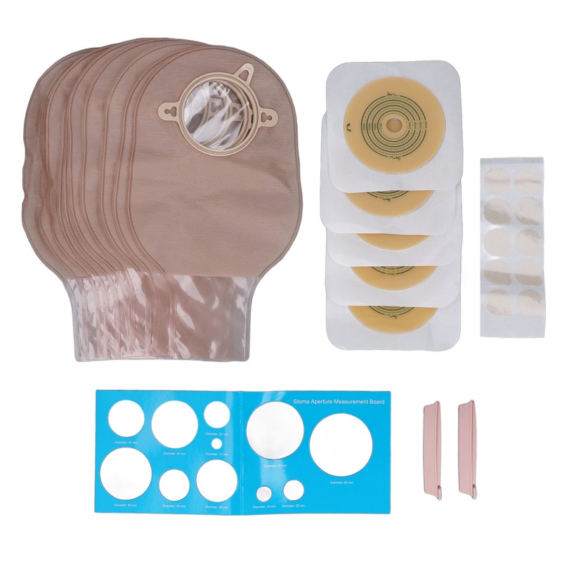 Colostomy Bag Nonwoven ABS Leak Proof Portable Ostomy Pouch for