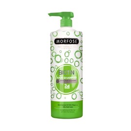 Morfose 2-in-1 Biotin Hair Shampoo 500 ml - Strengthening, Silky Soft, Nourishing, Easy to Comb - For All Hair Types