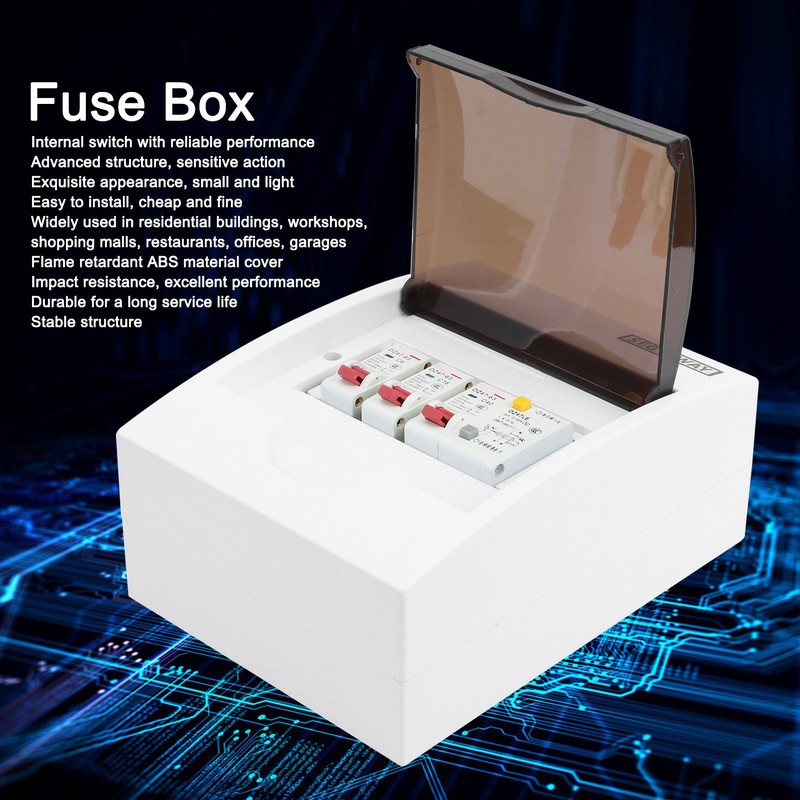 Fuse Box 2 Way 40A 30mA RCD + 2 MCB