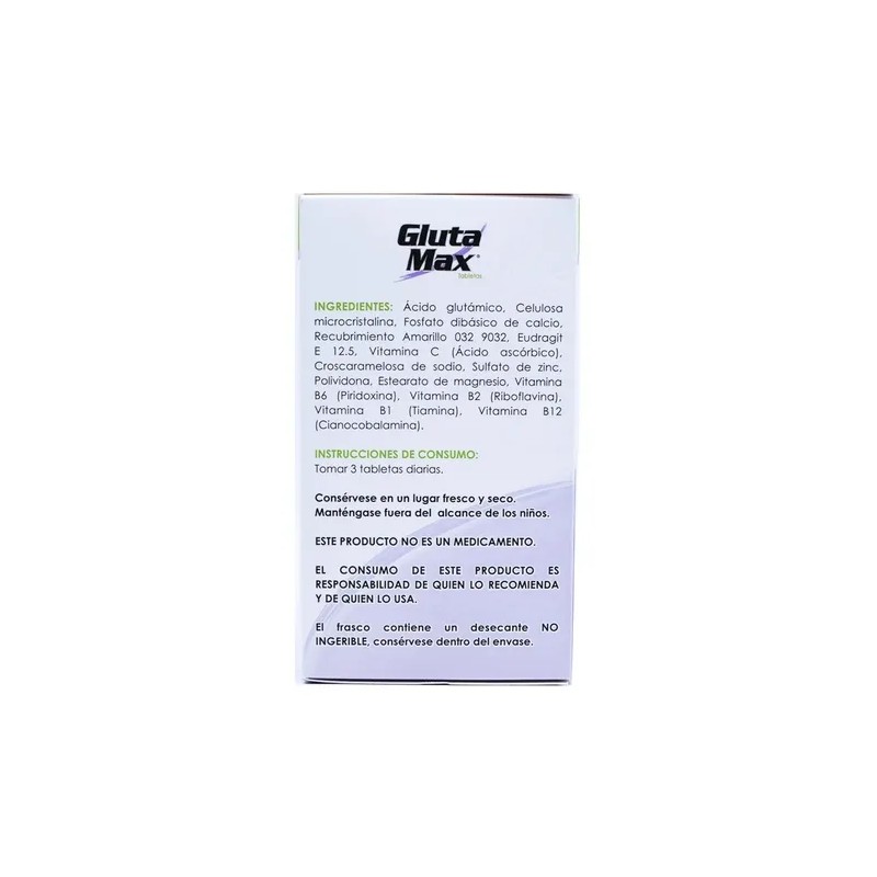 Gluta Max Tabs Cmd Ácido Glutámico Complejo Vita