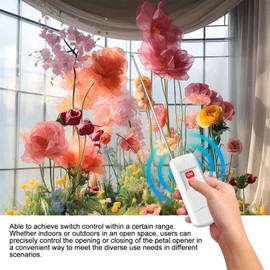 Artificial Flower Control,Mechanical Flowers Automatic Open Closing Motor,Glowing Flower Motor,Simulation Flower Opener,Multifunctional DIY Mechanical Moving Flowers Engines for Wedding Props