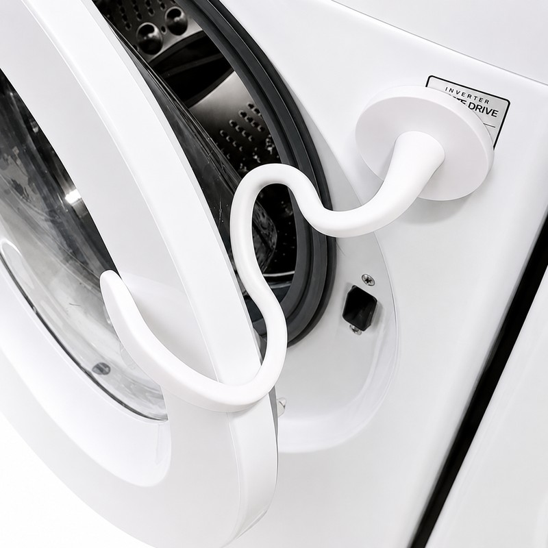 Magnetic Washer Door Prop for Front Load Machines – Flexible