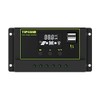 TOPSOLAR 20A 12V/24V PWM Solar Charger Controller w/ LCD Display