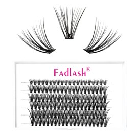 Lash Clusters Extensions 30D Individual Cluster Lashes Black DIY Eyelash Extensions and Under Eyelashes Professional Makeup (30D-0.07-D, 14mm)