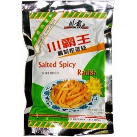 15 Packs Zhacai Szechuan Pickled Radish   3.5ozX15pks (3.28lbs) 3 Flavors  - Original