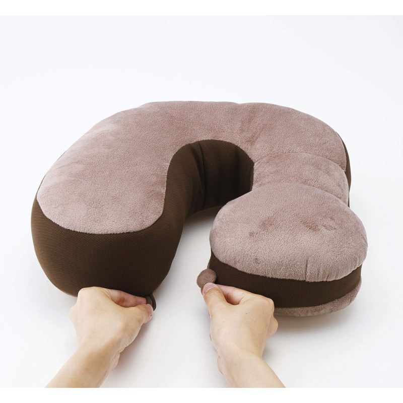 Cogit Resting TV Cushion, Brown, Width 11.8 inches (30 cm),