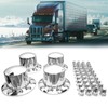 SEPEY 33 mm Standard Axle Cover Set Chrome Rear Axle