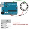 Sparkleiot 24 Bits WS2812 RGB LED Ring with SM2.54-3P Wire,