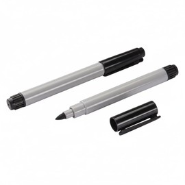 Cadie Permanent Freezer Marker Set of 2 – Waterproof Fast-Drying Black Fine Bullet Tip Ink Pens for Food Labeling, Fridge & Freezer Storage, Lab & Kitchen Use, & General Organization