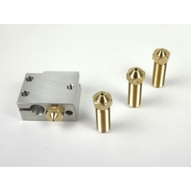 Genuine E3D Volcano Eruption Pack Upgrade for V6 HotEnd, 0.6 mm, 0.8 mm, 1 mm, 1.2 mm Nozzles 3D Printer (12 V, 1.75 mm)