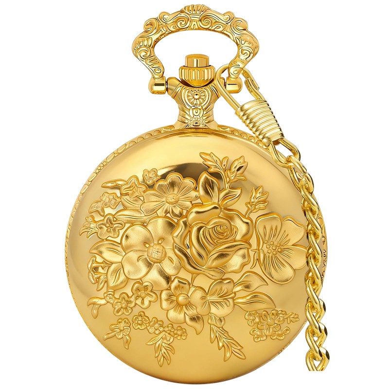 Tiong Pocket Watch Vintage Pocket Watches with Chain Gifts Mother's