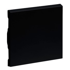 LEGRAND, Seano 765306 Rocker for Toggle Switch, Button and Cross Switch, Switch Cover, Rocker Plate, Colour: Black Lacquered