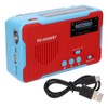 RD-666WBT Portable Solar Powered Emergency Hand Crank AM FM Radio