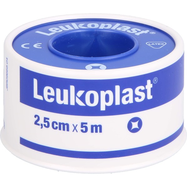 Leukoplast Hypoallergenic Tape Waterproof 5 m x 2.5 cm, Pack