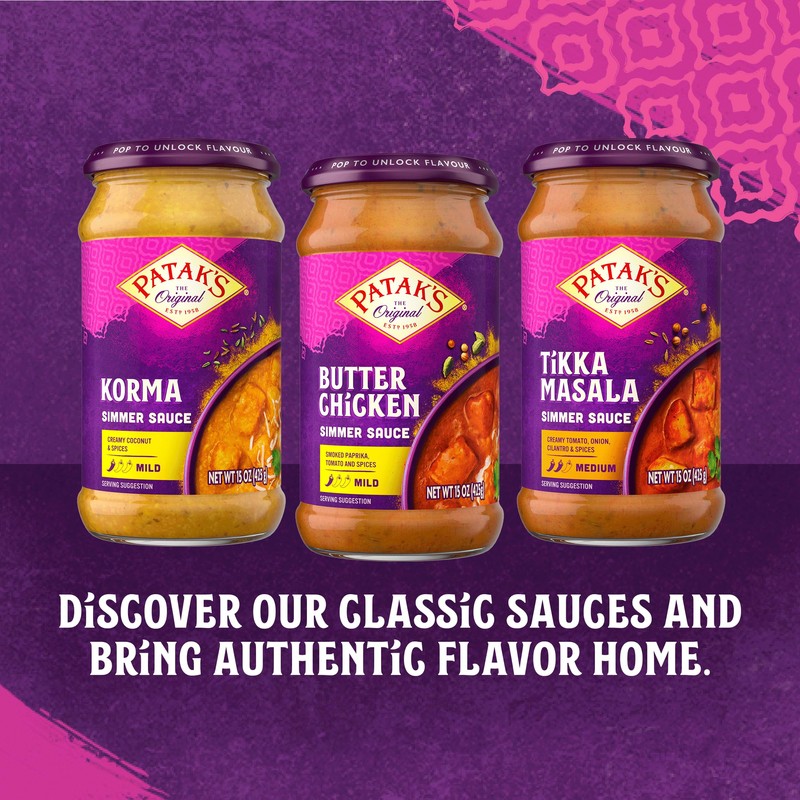 Patak’s Brinjal Eggplant Pickle - Medium Heat Spicy Indian Pickle