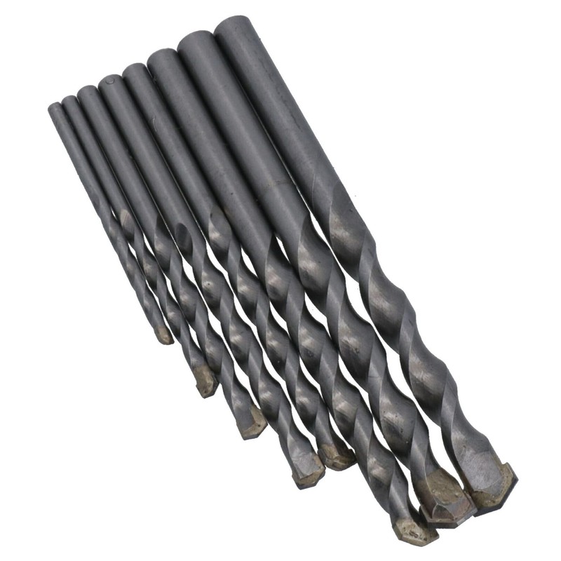 Masonry Twist Drill Bit Set 8pc Metric & Imperial Size