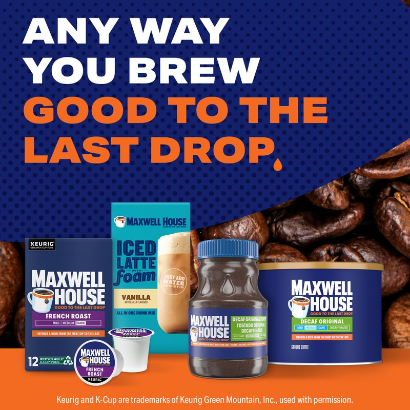 Maxwell House Decaf Original Medium Roast Ground Coffee (22 oz