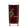 Herz & Heim® Musicians Drinking Glass with Name and Treble
