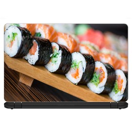 It's A Skin 15.6 inch Laptop Notebook Skin Vinyl Sticker Cover Decal Universal fit for 15.6" (May Require Trimming) HP Lenovo Apple Mac Dell Compaq Asus Acer/Sushi California roll Japanese Food