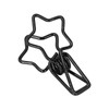 100Pcs Paper Binder Clips Cute Star Shape Metal Small Binder
