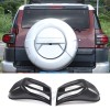 carmotion88 Black Car Tail Light Cover Rear Light Protector Trim