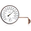6-Inch Outdoor Thermometer for Patio. Accurate Window Thermometer for Outside