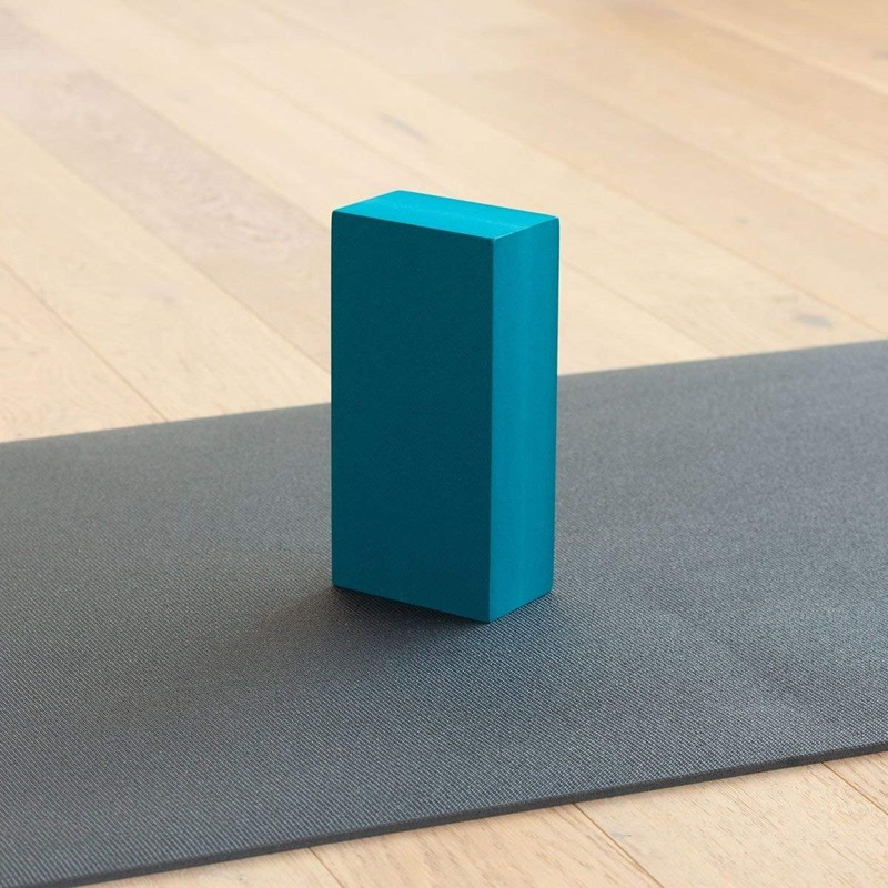ASANA BRICK Yoga Block, Teal, Yoga Block, Practical Yoga Accessories,