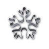 Staedter Snowflake Cookie Cutter, 6 cm, Stainless Steel, Silver