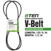 8TEN Deck Blade Spindle Belt Kit for Husqvarna Poulan YTH22V46