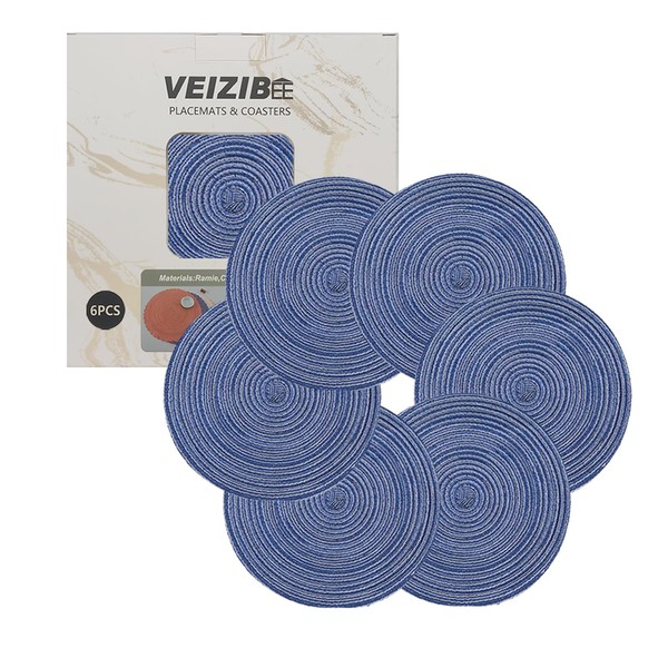 Coasters or Coffee Mat 11 cm, Washable Place Mats, Round