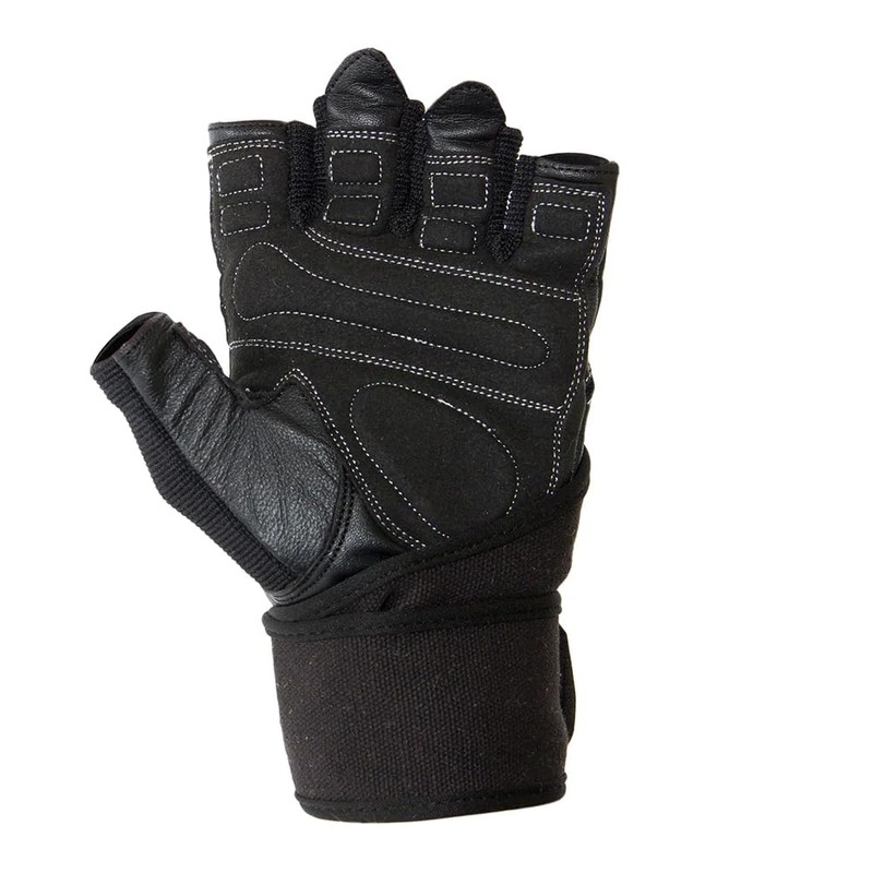 Gorilla Wear Dallas Wrist Wrap Gloves – Black - X-Large