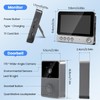 Wireless Video Doorbell, 4.3 Inch IPS Screen Bell with Camera,
