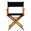 Casual Home 18" Director's Chair Honey Oak Frame with Navy