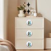 Lasyman Surfboards with Palm Trees Ceramic Drawer Knob Set of