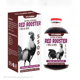 VITOFARMA B12 5500 100 ml Restorative Muscle Mass Optimal Weight Training Support Booster for Rooster SUPLEMENTO NUTRICIONAL ENERGIZANTE CON ACTIVADOR METABOLICO