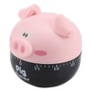 BuyWeek Kitchen Timer, Cute Cartoon Pig Mechanical Timer, Egg Timer,