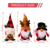 Christmas Gonk 3 PCS Christmas Gnome Plush Toy,Christmas Dwarf Doll,Christmas