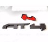 Auto Front Grill Gloss Black AT4 OVERLAY Emblem 2023+ Sierra