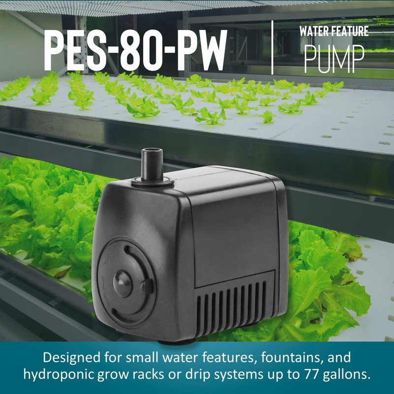 Little Giant PES-80-PW 115-Volt, 77 GPH Magnetic Drive Fountain Pump